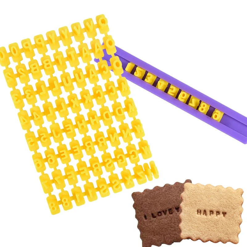 Soap Making Kit For Beginners - 72pcs/Set Alphabet Number Symbols Letter Clay