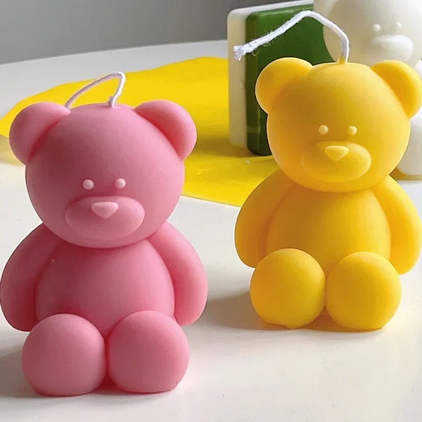 3D Cute Cartoon Bear Silicone  - Soap Making Diy Kit ulasan dan harga