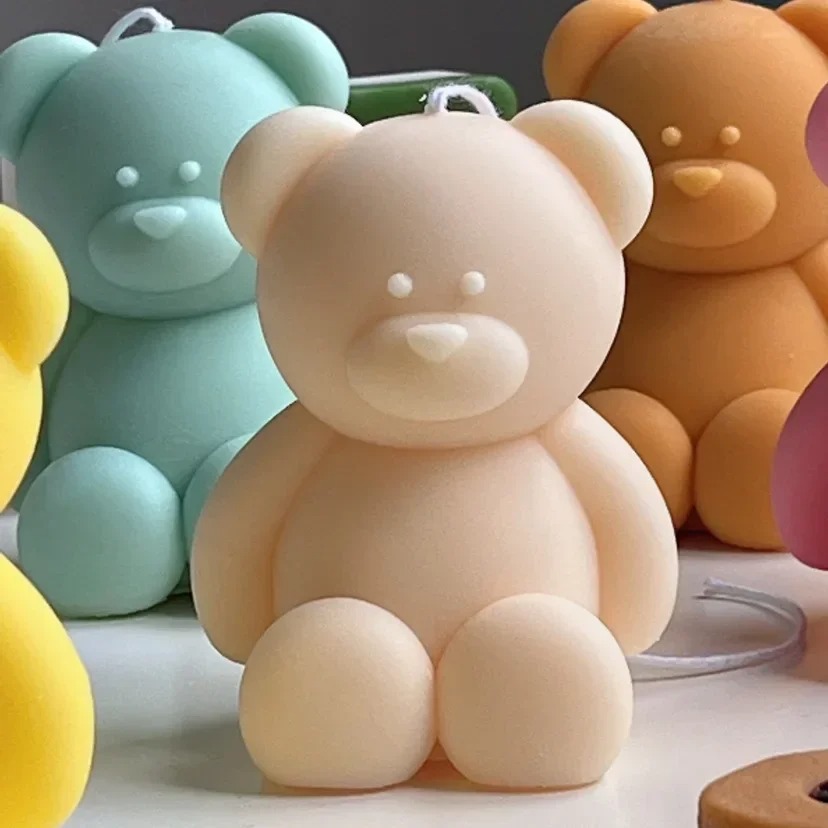 3D Cute Cartoon Bear Silicone  - Soap Making Diy Kit ulasan dan harga