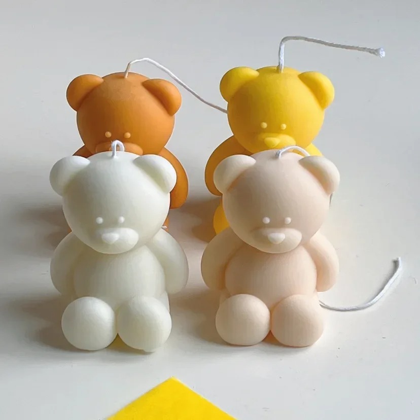 3D Cute Cartoon Bear Silicone  - Soap Making Diy Kit ulasan dan harga
