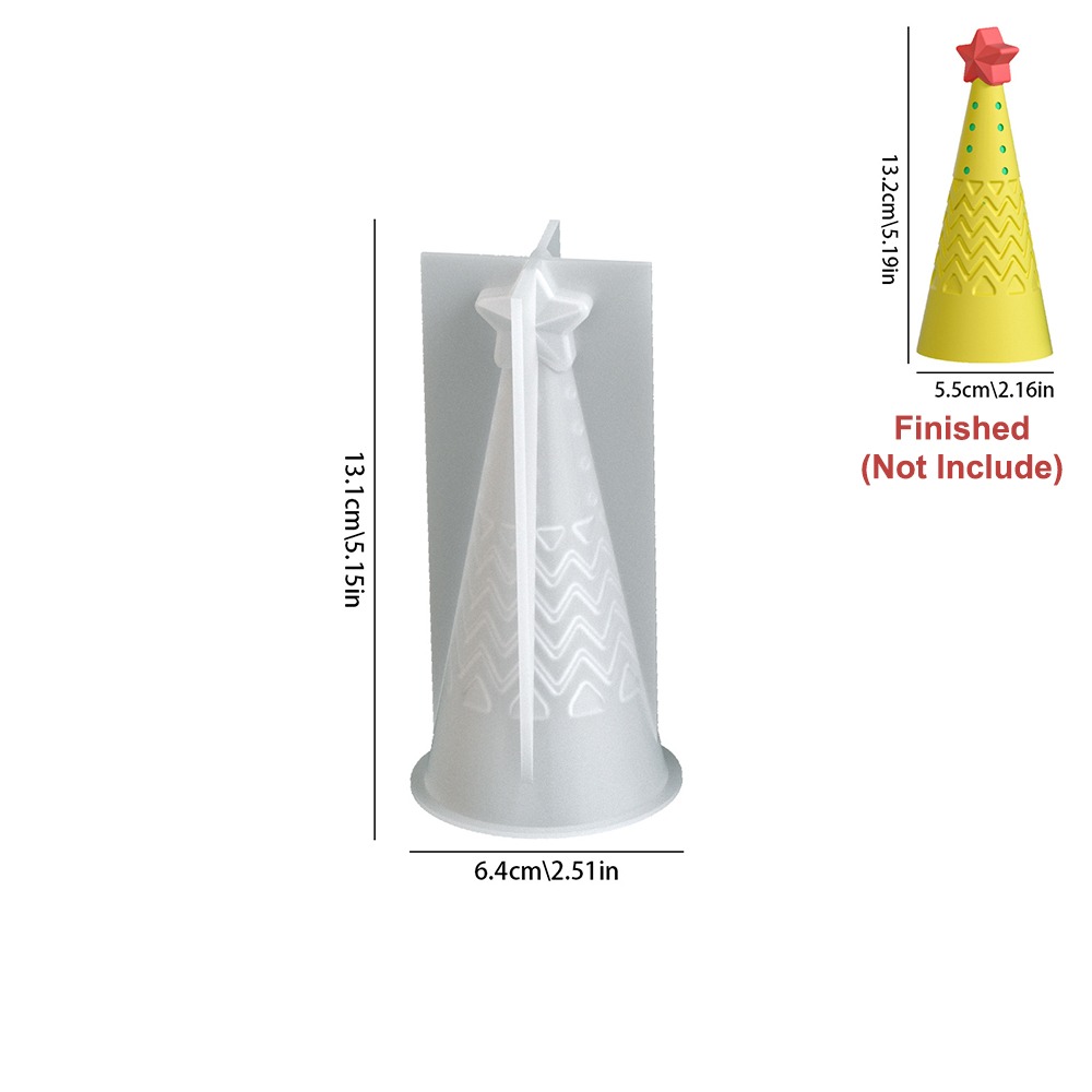 Silicone Christmas Cone Candle - Soap Making Diy Kit ulasan dan harga