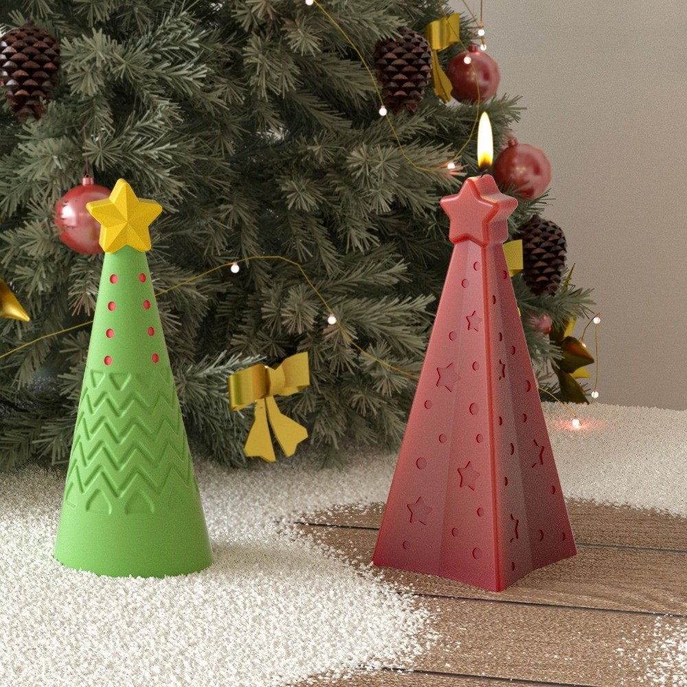Silicone Christmas Cone Candle - Soap Making Diy Kit ulasan dan harga