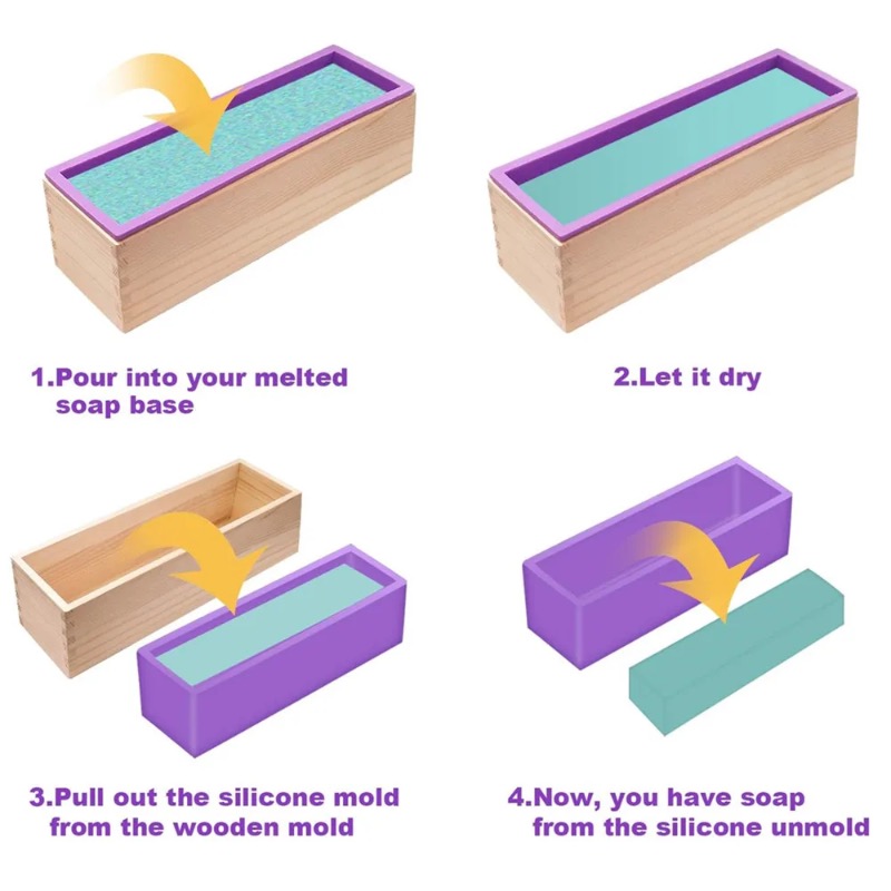Flexible Silicone Soap Mold Re - Soap Making Instructions ulasan dan harga