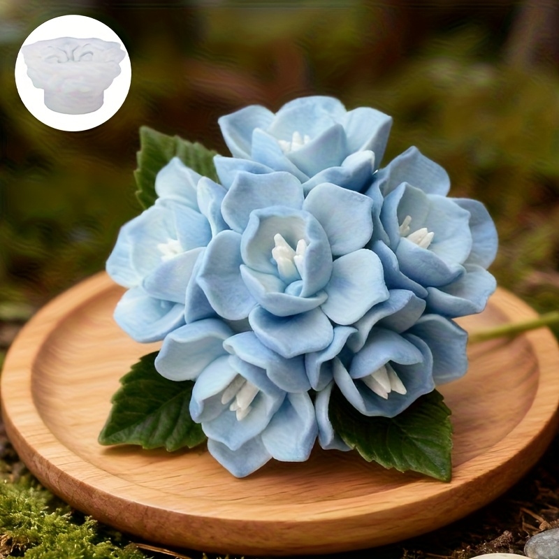 1 Hydrangea Candle Silicone Mo - Soap Making Ins ulasan dan harga