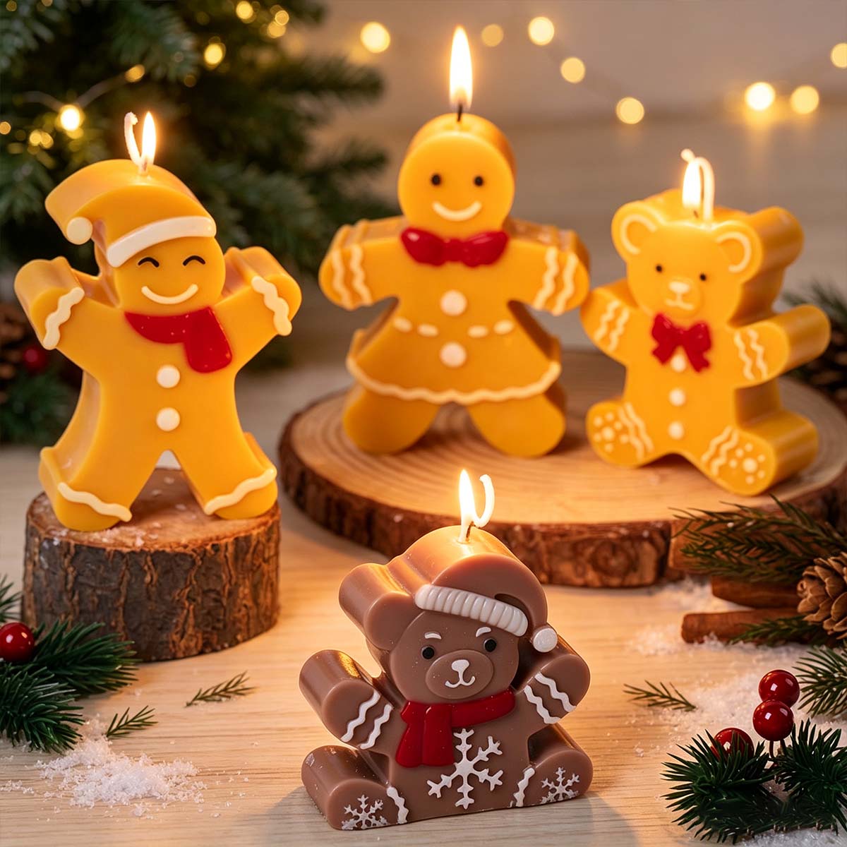 Gingerbread Man Bear Silicone  - Soap Making Gifts ulasan dan harga