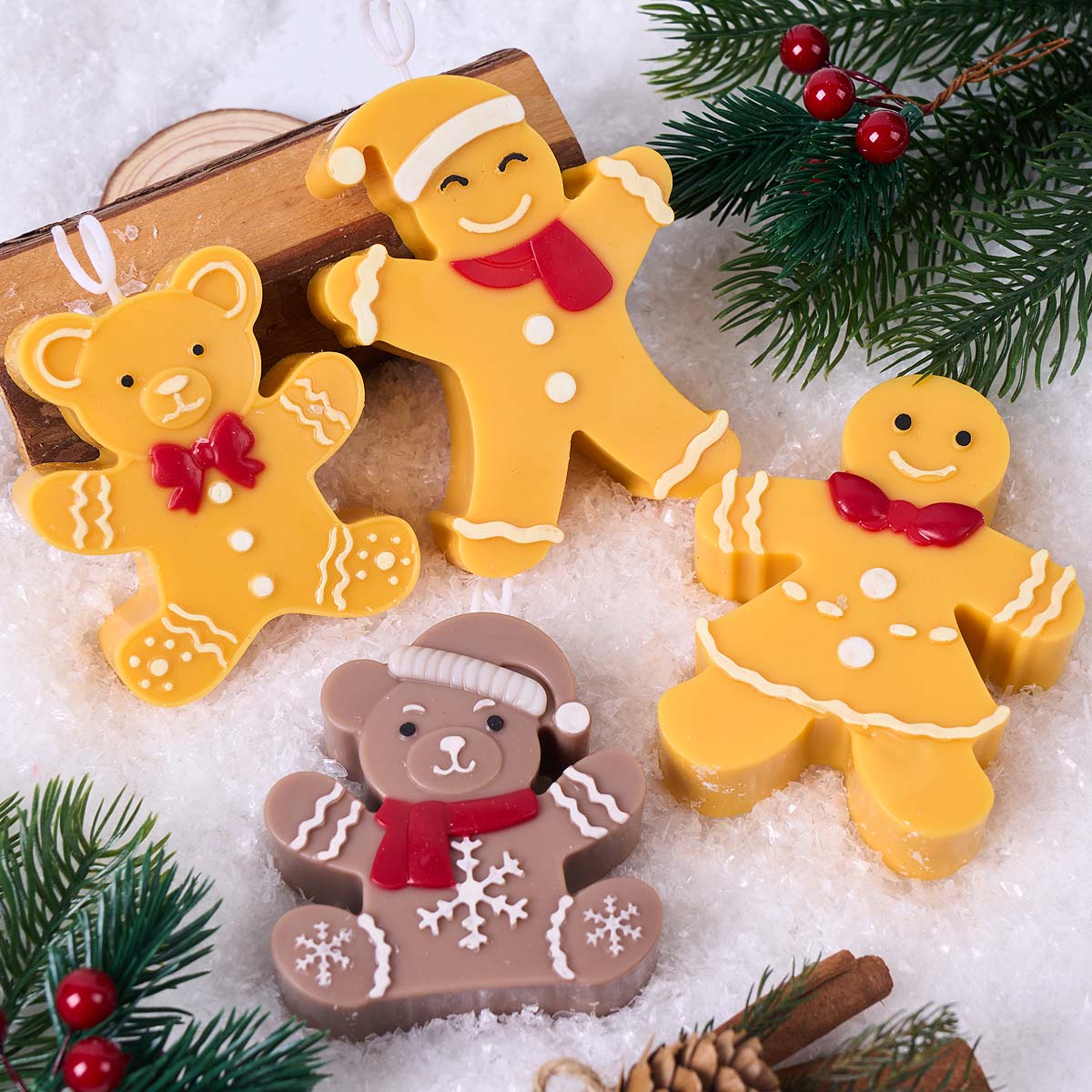 Gingerbread Man Bear Silicone  - Soap Making Gifts ulasan dan harga