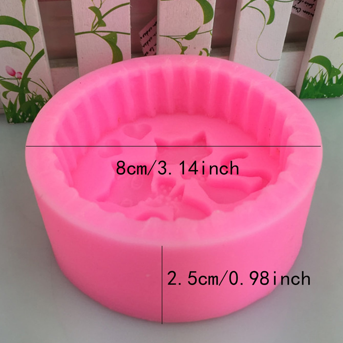 1-Piece Silicone Cat Soap Mold - Soap Making Instructions ulasan dan harga