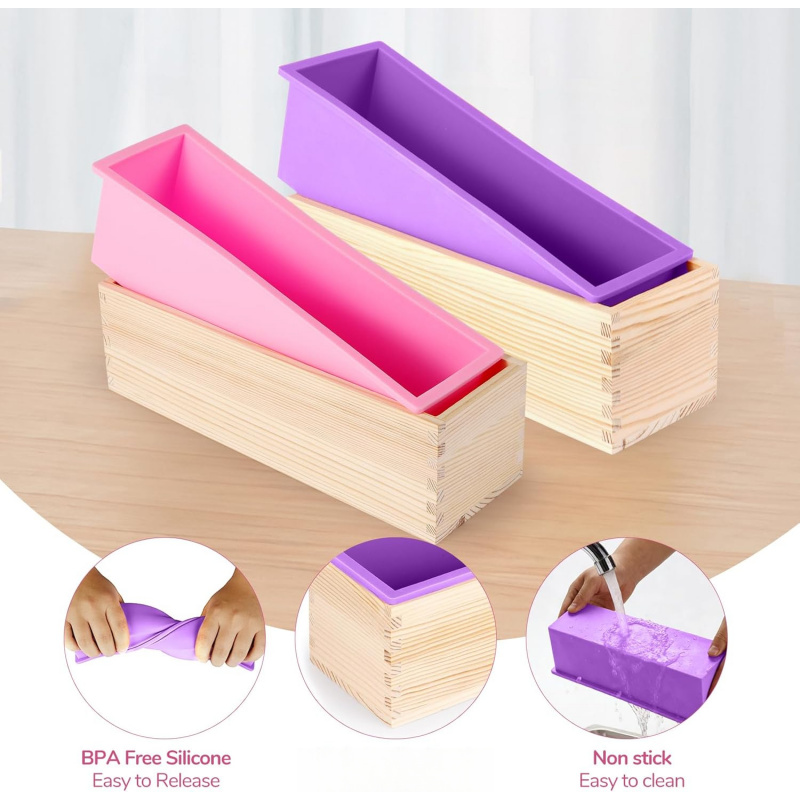 1 Pieces42Ounce soap mold with - Soap Making Diy Kit ulasan dan harga